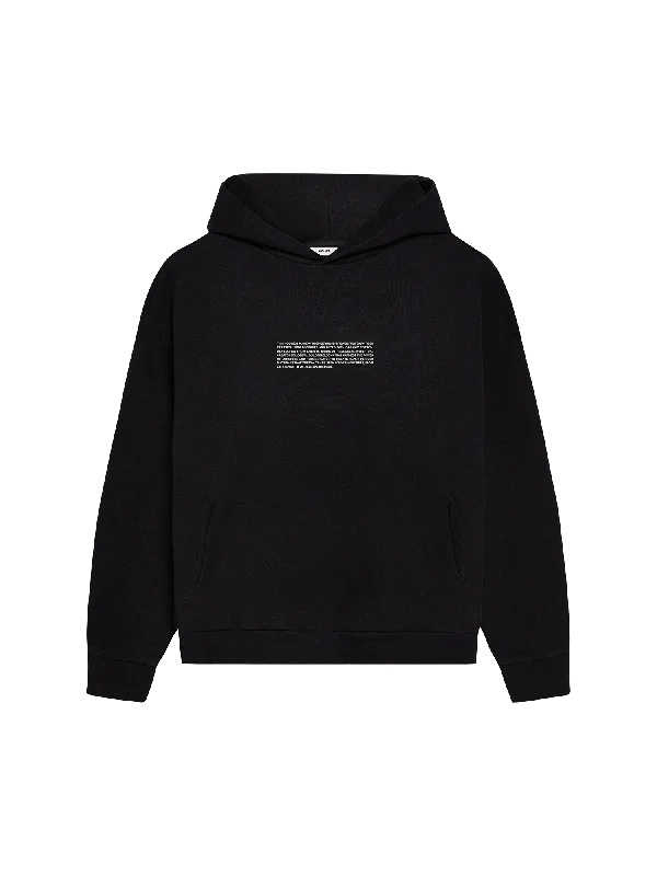 Womens PANGAIA LAB NXT GEN Hoodie—black