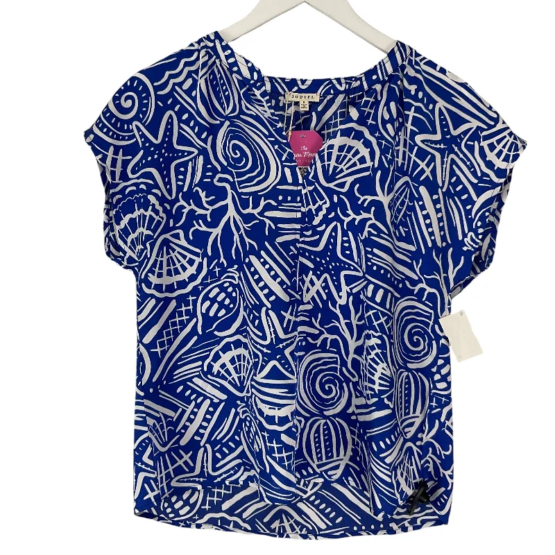 Blouse Sleeveless By Jodifl In Blue, Size: S