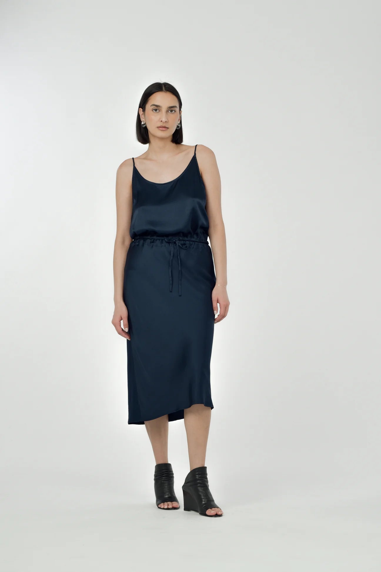 Kiana Slip Skirt Midnight