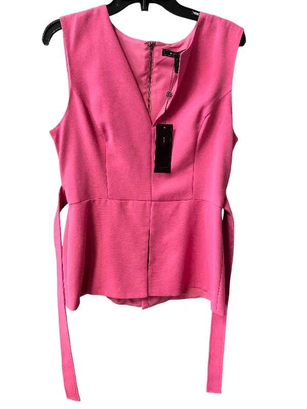 Top Sleeveless By Bcbgmaxazria In Pink, Size: M