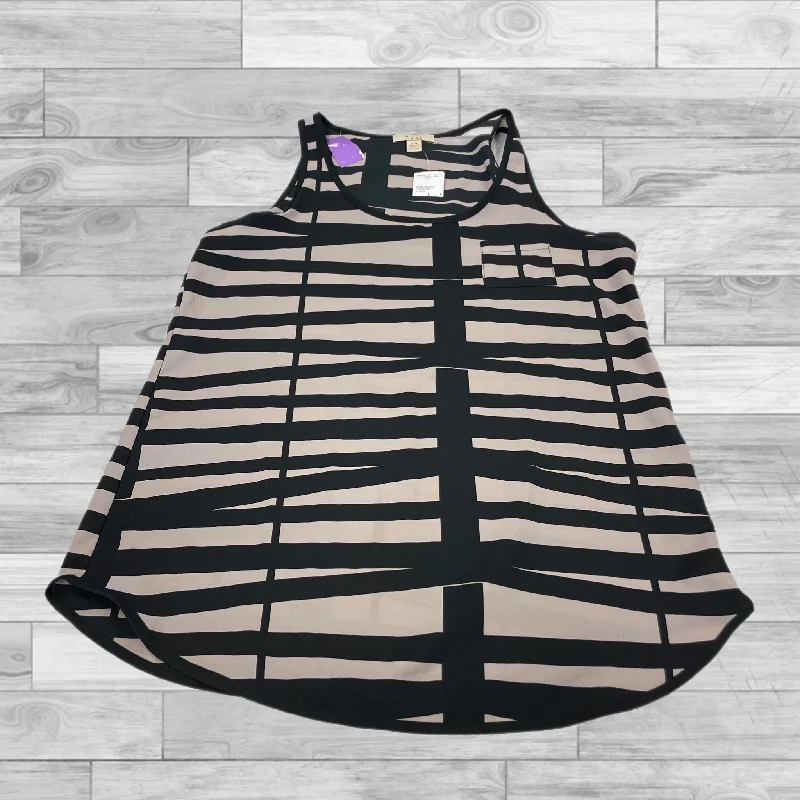 Top Sleeveless By Clothes Mentor In Striped Pattern, Size: L