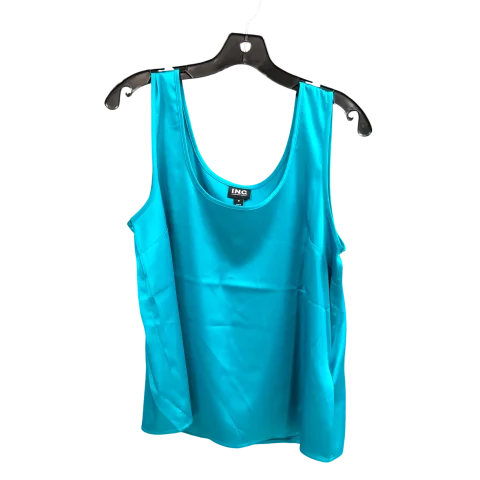 Top Sleeveless By Inc In Teal, Size: M