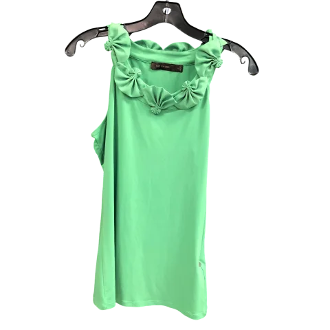 Top Sleeveless By Limited In Green, Size: S