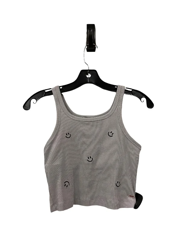 Top Sleeveless By Pink In Grey, Size: Xs