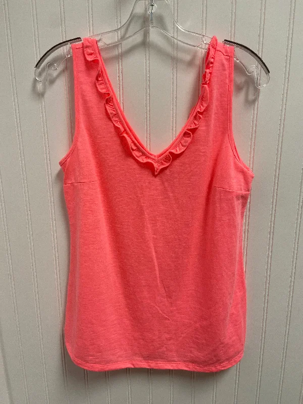 Top Sleeveless Designer By Lilly Pulitzer In Pink, Size: S