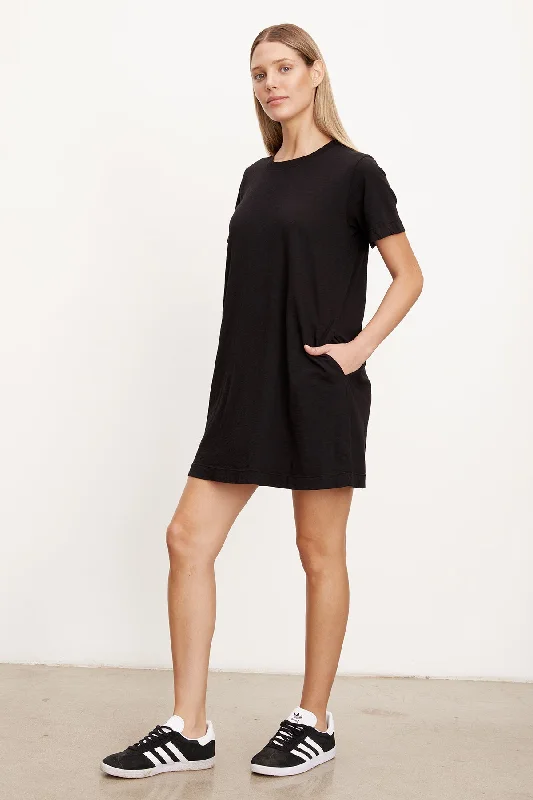 LEIGH COTTON SLUB DRESS