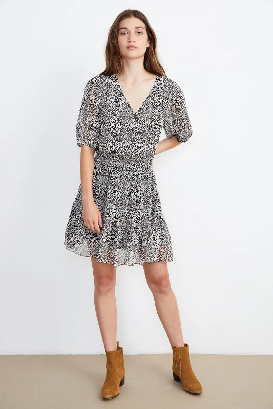 SASKIA HALF PLACKET DRESS