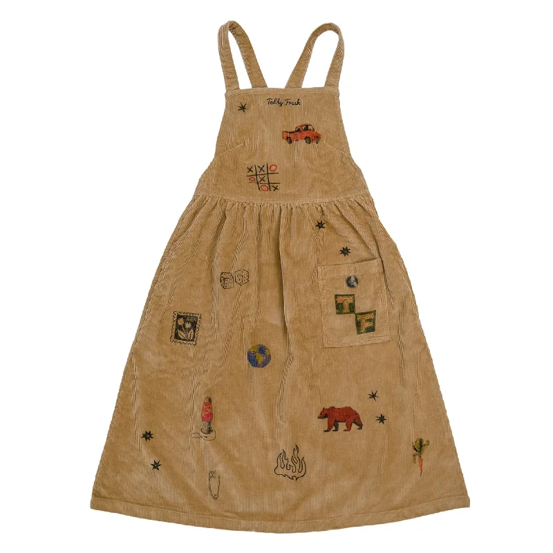 Senior Cord Apron Dress