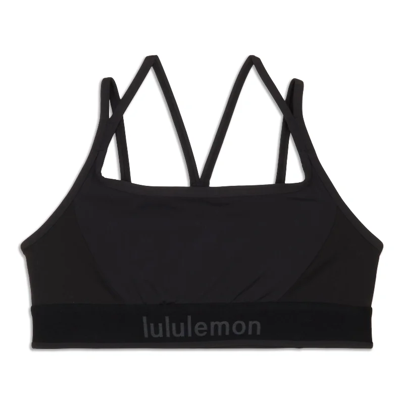 Logo Train Strappy Bra - Resale