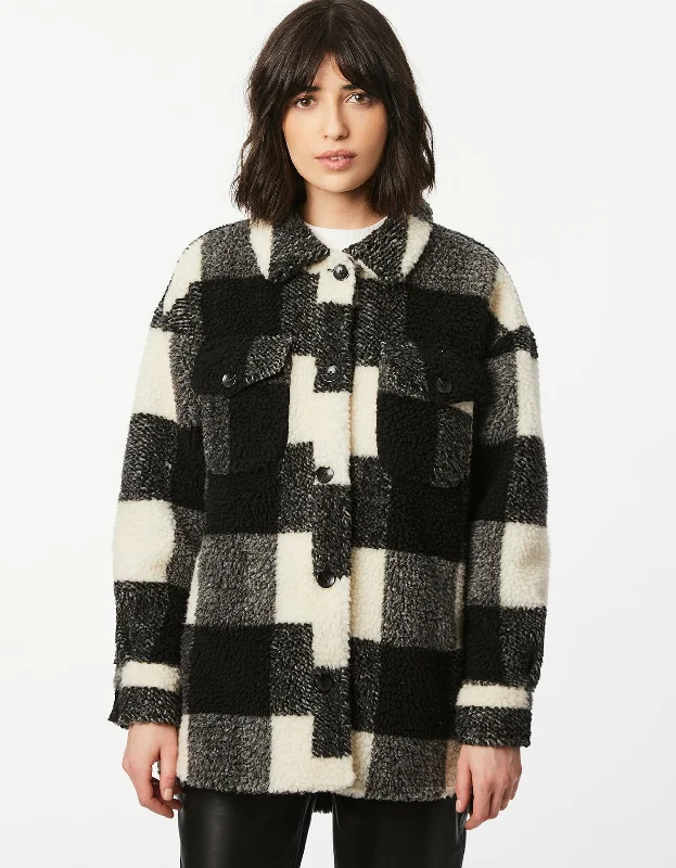 COZY CATSKILL CHECKERED SHACKET