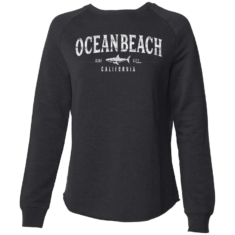 Ocean Beach California Super Soft Crewneck Sweater