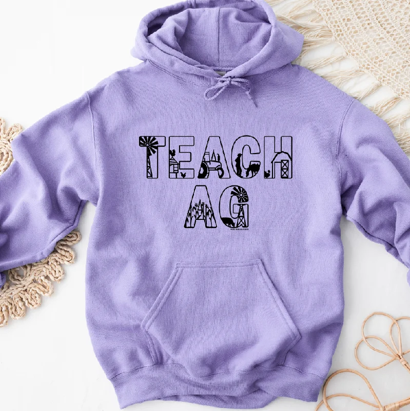 Teach AG Outline Hoodie (S-3XL) Unisex - Multiple Colors!