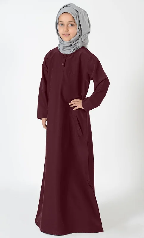 Basic Uniform Abaya- Kids Size