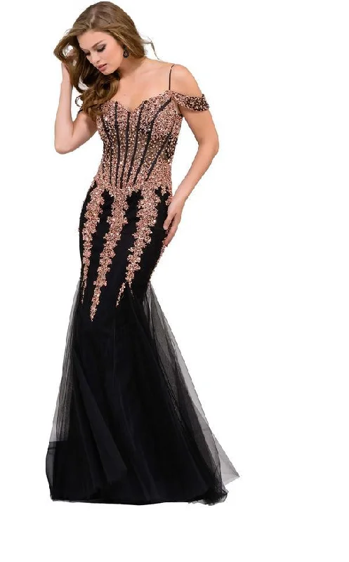 Jovani 51115 Sequin Long Formal Evening Gown