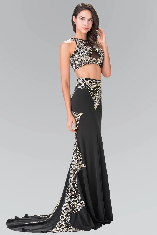 Prom Long 2 Piece Set Formal Dress Evening Dress